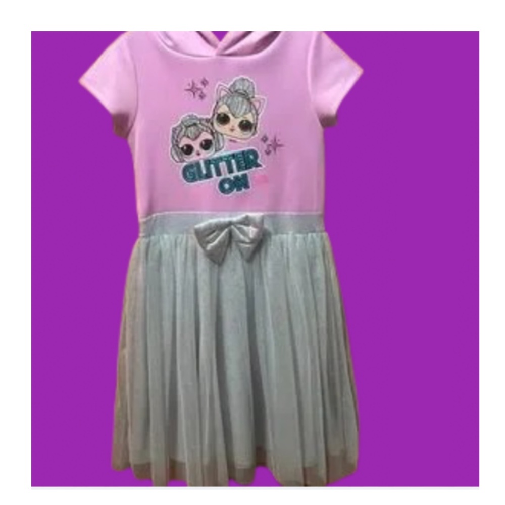 L.O.L. Surprise  DRESS with hood size 6/6x worn once PERFECT